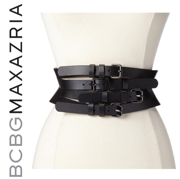 Multi Straps Buckle Corset Waist Belt 